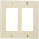 IV DBL ROCKER WALL PLATE