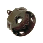 Bell 4 In. 5-Outlet 1/2 In. Bronze Weatherproof Outdoor Round Box