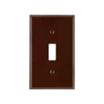 BRN 1-TOGGLE WALL PLATE