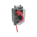 1-Gang Clear While In-Use Extra Duty RATED Multi-Use Cover, 14-in-1