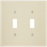 IV 2-TOGGLE WALL PLATE