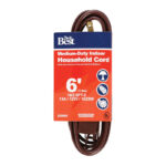 Do it Best 16/2 Brown Cube Tap Extension Cord 6'