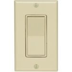 Do it Best Residential Grade 15 Amp Rocker Single Pole Switch, Ivory