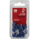 Gardner Bender 16 to 14 AWG #4 to #6 Stud Size Barrel Ring Terminal (22-Pack)