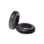 Gardner Bender 1/4 In. Flexible Black Vinyl Wire Insulation or Cording Grommet (6-Pack)