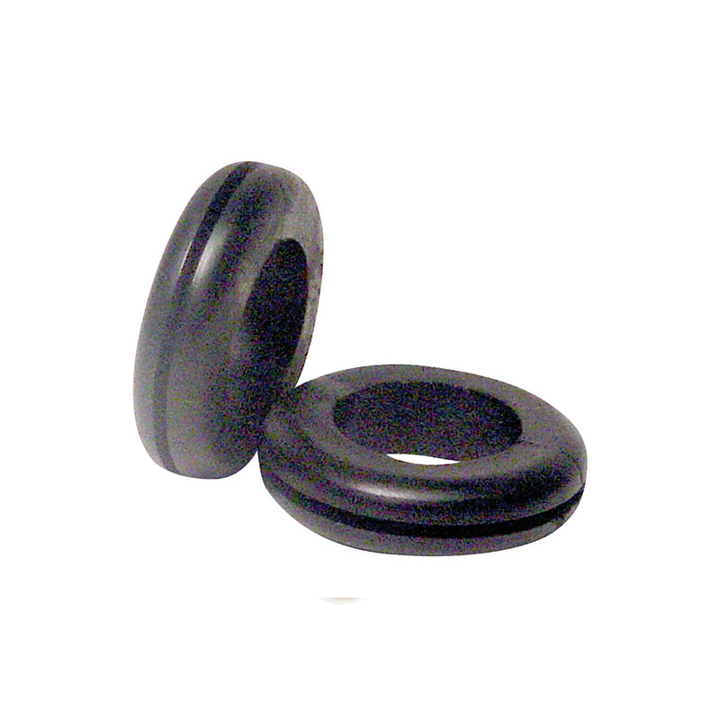 530298.jpg Gardner Bender 3/8 In. Flexible Black Vinyl Wire Insulation or Cording Grommet (5-Pack) - Image 1