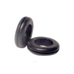 Gardner Bender 1/2 In. Flexible Black Vinyl Wire Insulation or Cording Grommet (4-Pack)