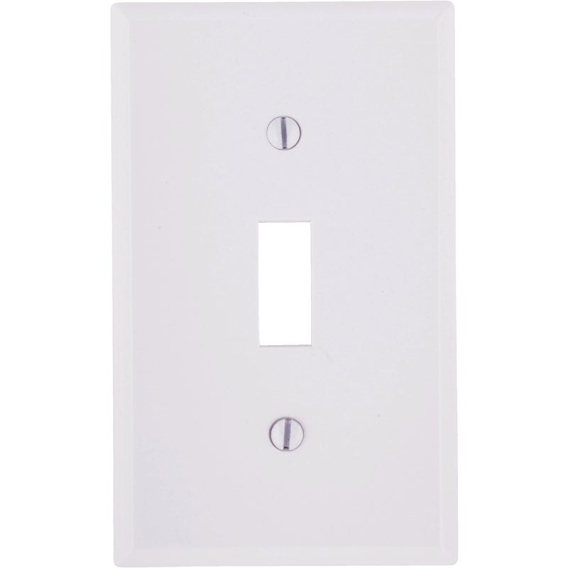 531589.jpg WHT 1-TOGGLE WALL PLATE - Image 1