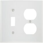 WHT COMBO WALL PLATE
