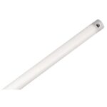 Hunter Downrod White, 3/4"