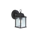 Home Impressions 100W Incandescent Black Lantern Outdoor Wall Light Fixture