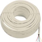 Audiovox Ivory Phone Wire, 50 Ft.