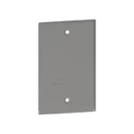 1-Gang Weatherproof Blank Cover, Gray
