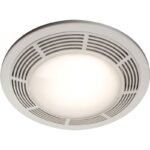 Broan 100 CFM 3.5 Sones 120V Bath Exhaust Fan with Light