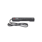 Do it Best 4 Foot 7-Outlet Black Phone/Fax Surge Protector Strip