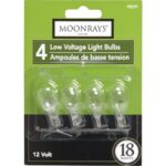 18W 4PK CLEAR BULB