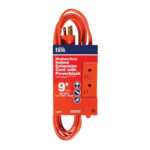 Do it Best 16/3 Triple Tap Extension Cord 9'