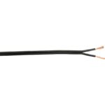 Coleman Cable 250 Ft. 18/2 Black Lamp Cord