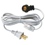 Westinghouse 6 Ft. 18 Ga. White Replacement Lamp Cord with Switch