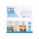 Liteline White Hardwire LED Under Cabinet Light Fixture Box