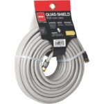 RCA RG6U Quad Shield Coax Cable, 50 Ft.