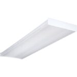 Metalux 4 Ft. 4-Bulb Fluorescent Wraparound Ceiling Light Fixture