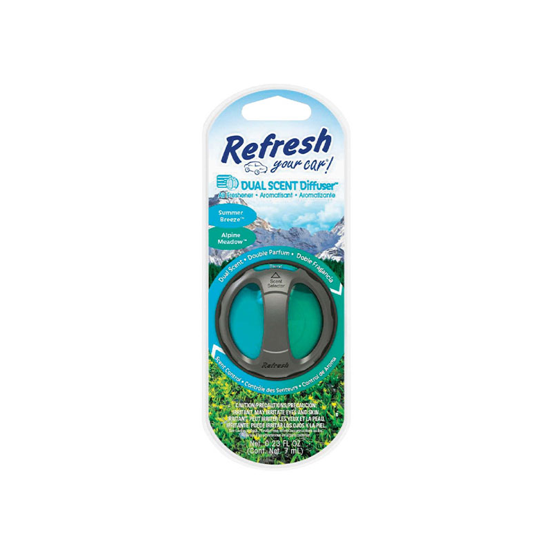 570165.jpg Refresh Your Car Oil Diffuser Car Air Freshener Summer Breeze/Alpine Meadow - Image 1
