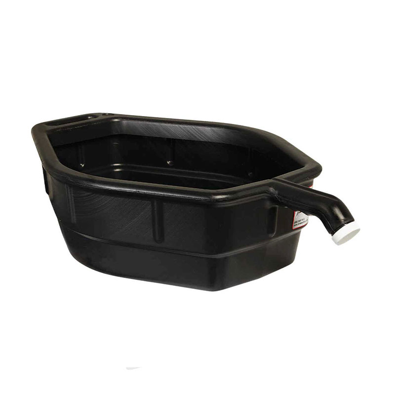570267.jpg Midwest Can Polyethylene Oil Drain Pan 5 Gallon Black - Image 1