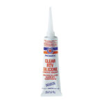 Permatex 3 Oz Clear RTV Silicone Adhesive Sealant