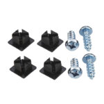 Custom Accessories Metal License Plate Fastener Black