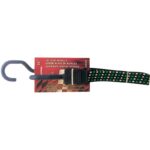Erickson Flat Bungee Cord,3/4 In. x 30 In. Black/Green