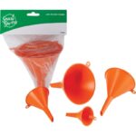 Smart Savers Plastic All-Purpose Funnel Set (4 Piece)