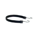 Hook-to-Hook Black Rubber Tarp Strap