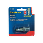 Tru-Flate Industrial/Milton 1/4 Inch MNPT Steel Industrial Plug