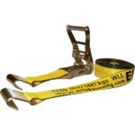 Erickson Ratchet Strap with Flat Bed Hook 2 In. x 27 Ft. 10,000 Lb