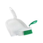 Libman White Plastic Dust Pan & Brush Set