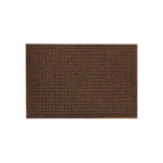 Apache Textures Walnut 24 In. x 36 In. Carpet/Recycled Rubber Door Mat