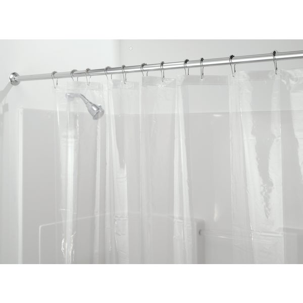 601587.jpg InterDesign 72 In. x 72 In. Clear PEVA Shower Curtain Liner - Image 1