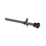 Kenney Amelia 28-48 Inch 7/16 Inch Black Standard Cafe Rod