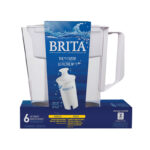 Brita White 6-Cup Water Filter Pitcher