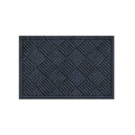 Apache Textures Smoke 24 x 36 Inch Recycled Rubber Door Mat