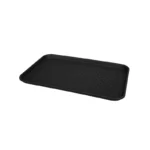 Black Recycled Plastic Rectangular Boot Tray