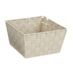 Home Impressions 9.75 x 5.5 Inch Beige Woven Storage Basket