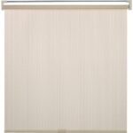 Home Impressions 72 In. x 72 In. Ivory Fabric Indoor/Outdoor Cordless Roller Shade