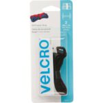 VELCRO Brand 18 In. Black All-Purpose Hook & Loop Strap (2 Ct.)