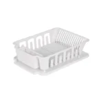 Sterilite Dish Drainer 2 Piece White 13.75" x 5.5" x 18.75"