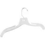 Homz Smart Solutions Crystal Cut Clear Plastic Dress Hanger