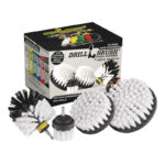 Drillbrush Automotive Soft White Drill Brush 4 Piece