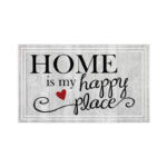 Apache 18x30 Inch Fashionables Home Is My Happy Place Door Mat