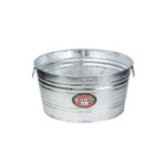 Behrens Round Hot-Dipped Utility Tub, 9gal